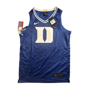Nike Duke Blue Devils Basketball Rivalry Jersey Mens M Limited 100th Anniversary